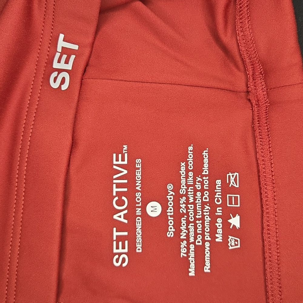 Set Active Red/Orange Top - Picture 3 of 3